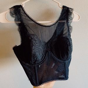 VS Lace Corset Top